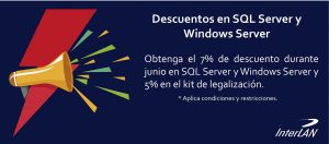 Interlan - Descuentos en SQL Server y Windows Server